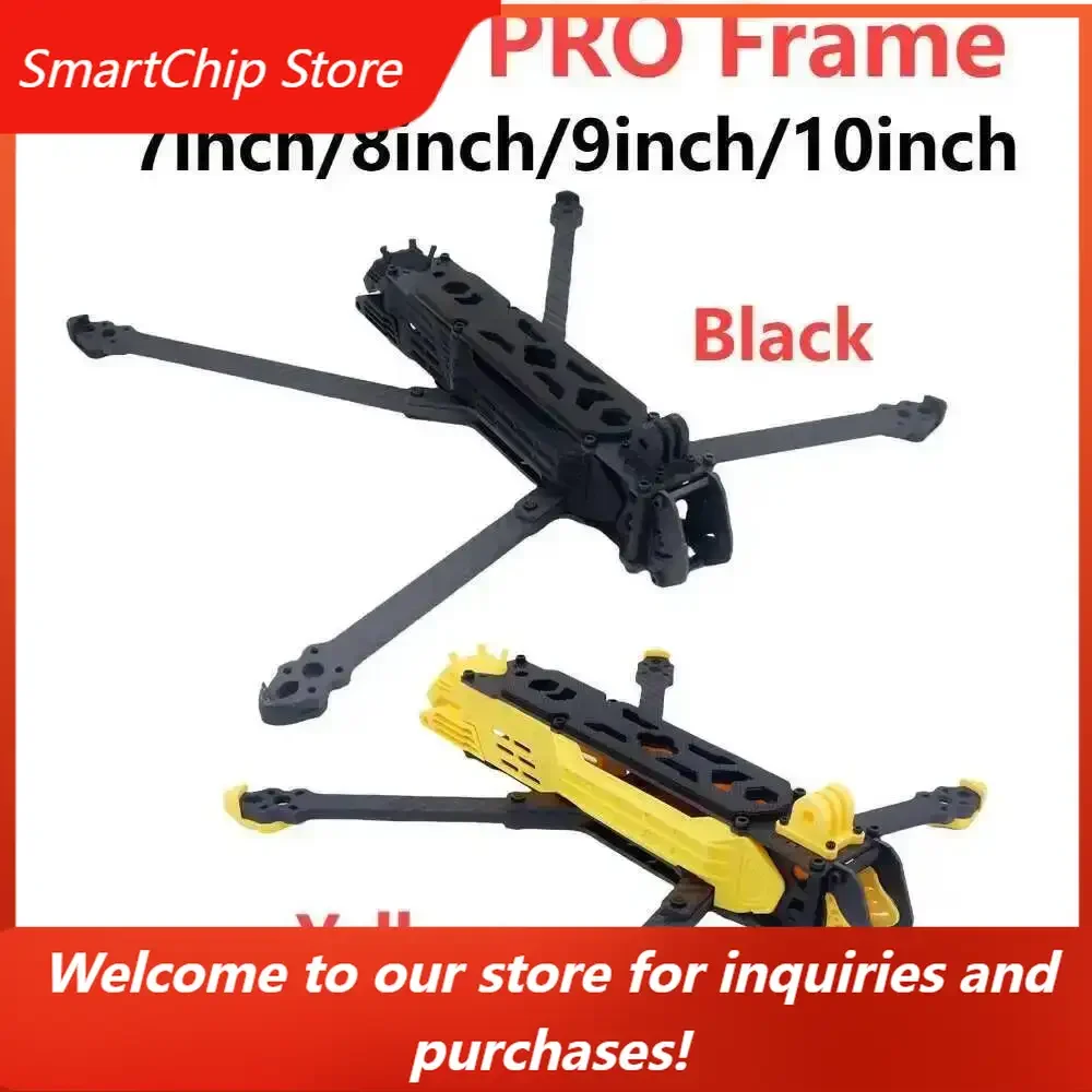 SmartChipErdog 7inch 8-9-10 Inch O4 Frame FPV Freestyle RC Racing Drone With Print Parts O4 PRO Air Unit HD Carbon Fiber Quadcop