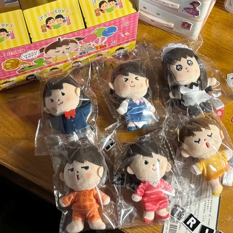 Irasutoya Little Life Blind Box Surprise Bag Plush Anime Doll Action Figure Keychain Pendant Desktop Decoration Collection Gifts