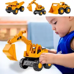 Dump Truck Toy Excavator For Kids Inertia Learn Heavy Duty Construction Site Play Set Dump Truck Excavator Digger For Boys