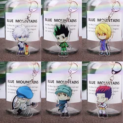 Anime HUNTER×HUNTER GON·FREECSS Killua Zoldyck Kurapika Hisoka Meruem Kite Keychain Accessories Cosplay Cartoon Badge