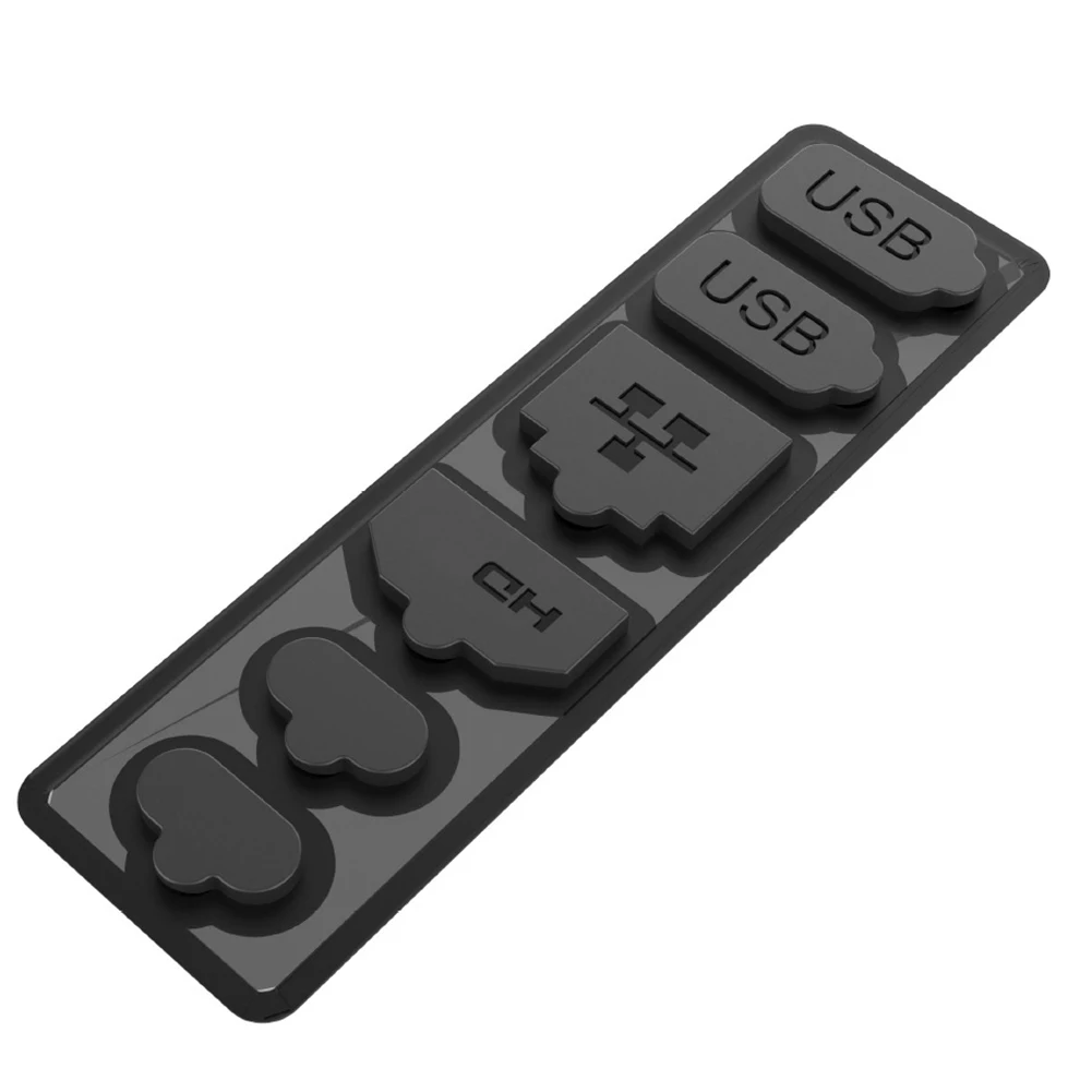 6Pcs Dustproof Protector Plugs for Nintendo Switch2 Console USB HD Interface Type A/C LAN Port Dustproof Cover Protective Cover