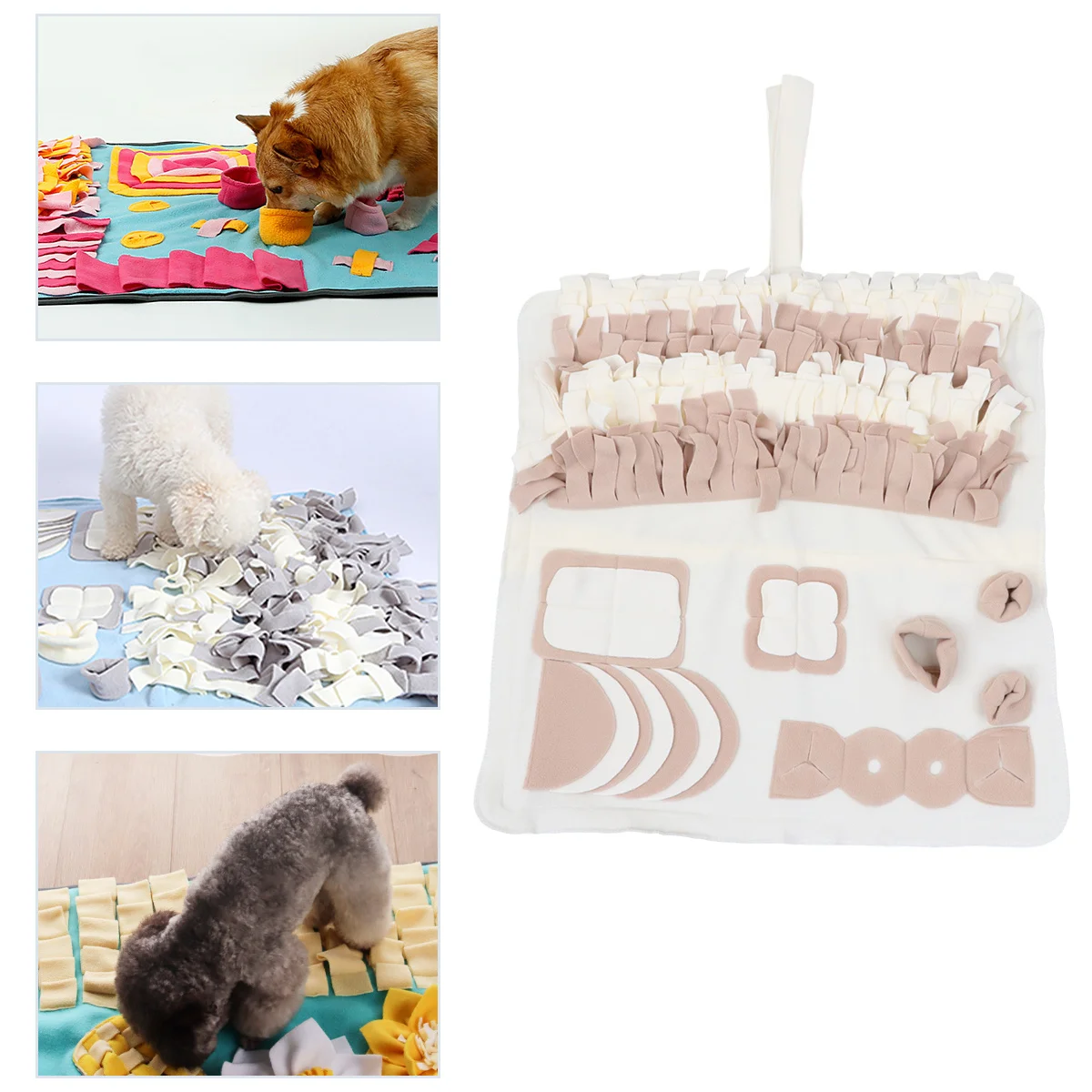 

Pet Snuffle Mat Super Large Dog Training Pad for Slow Feeding Nose Work and Indoor Activity Pet Snuffle Mat Dog Feeding Pad