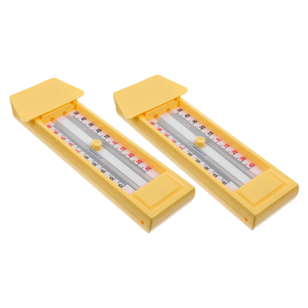 2 Pcs Greenhouse Thermometer Hanging Wall-mounted Abs Temperature Measuring Tool