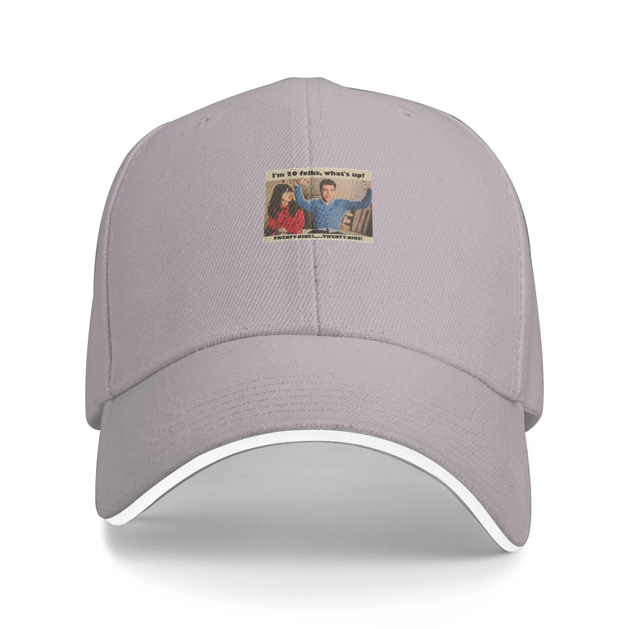 Hot Sale Funny New Girl Schmidt Twenty Nine Birthday Meme Baseball Cap  Travel Essential Cap Women's  Jogging Cap Women's