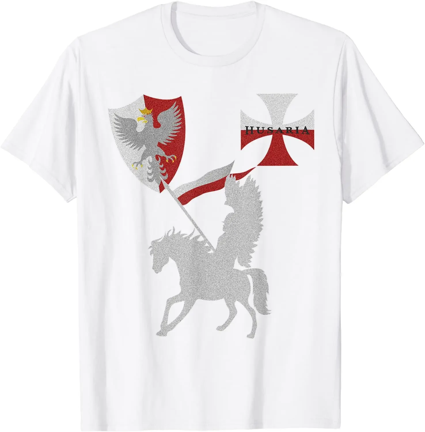 Hussar Warrior Polska Husaria Polish Winged Hussar Warrior T-Shirt. Summer Cotton Short Sleeve O-Neck Mens T Shirt New S-3XL