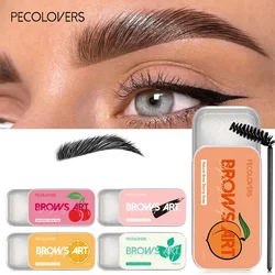 Eyebrow Styling Gel Brows Wax Sculpt Soap Waterproof Long-Lasting 3D Feathery Wild Brow Styling Makeup Eyebrow