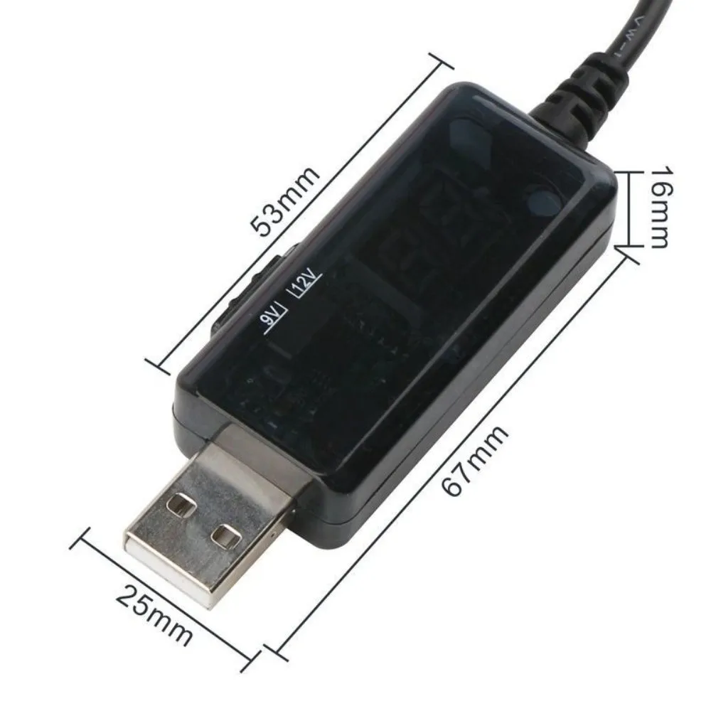 Input DC5V DC Boost Converter USB To DC 5.5mm 3.5mm Output 9V 12V Step Up Adapter Adjustable Voltage Step Up Design