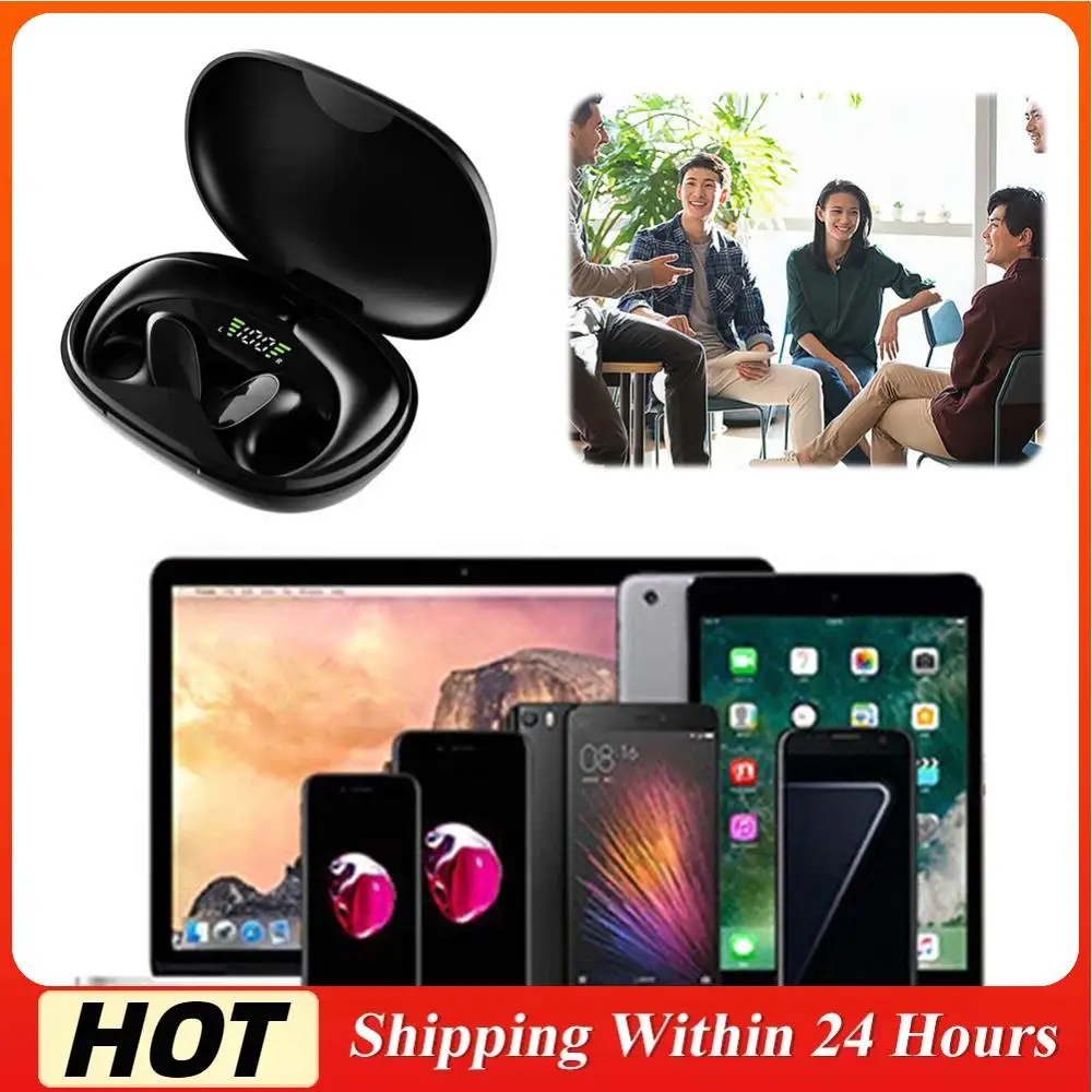 

Наушники-переводчики, 144 языка, Bluetooth-совместимое устройство-переводчик 5.1, голосовой переводчик, наушники-вкладыши для путешествий, делового обучения