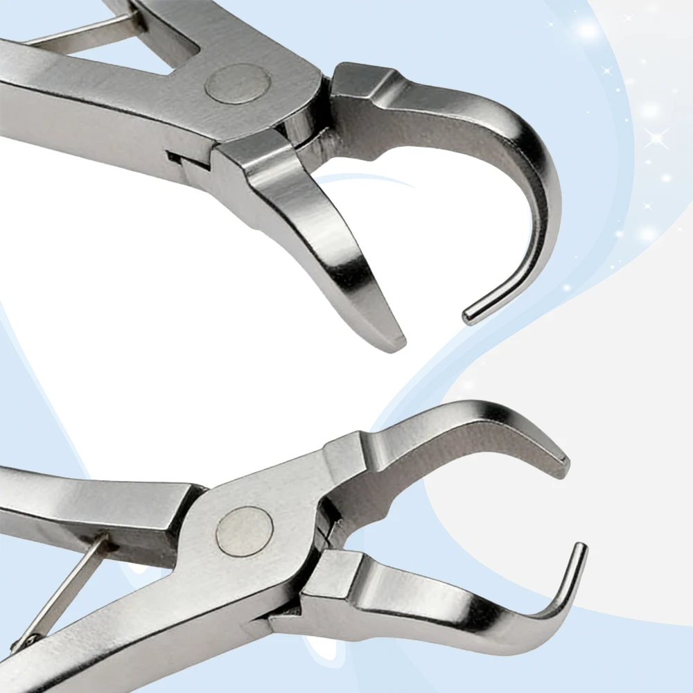 Stainless Steel Dental Crown Extractor Plier Forceps for Molar Premolar Tooth Removal Oral Surgery Dental Extraction Tools
