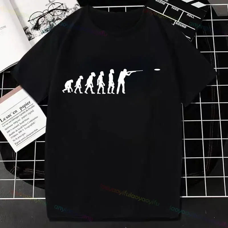 تي شيرت بأكمام قصيرة من القطن الخالص ، تشريح لبيور سمين ، صلصال الصيد ، إطلاق نار الحمام ، ملابس خارجية ، تي شيرتات برسومات ، الصيف #3