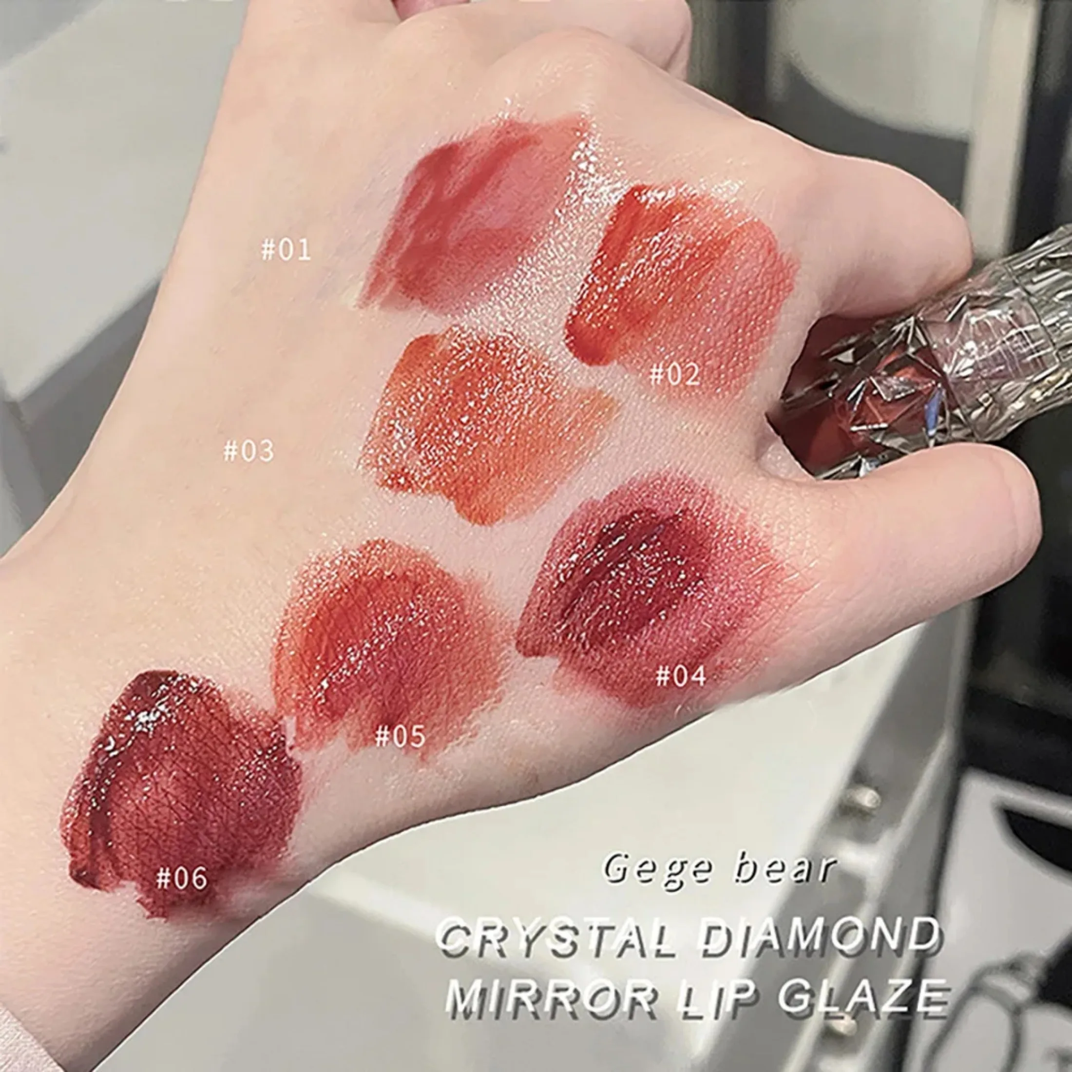 Crystal Mirror Water Lipgloss Hydraterende en ultrahydraterende hoogglans glanzende liptint Voller uw lippen