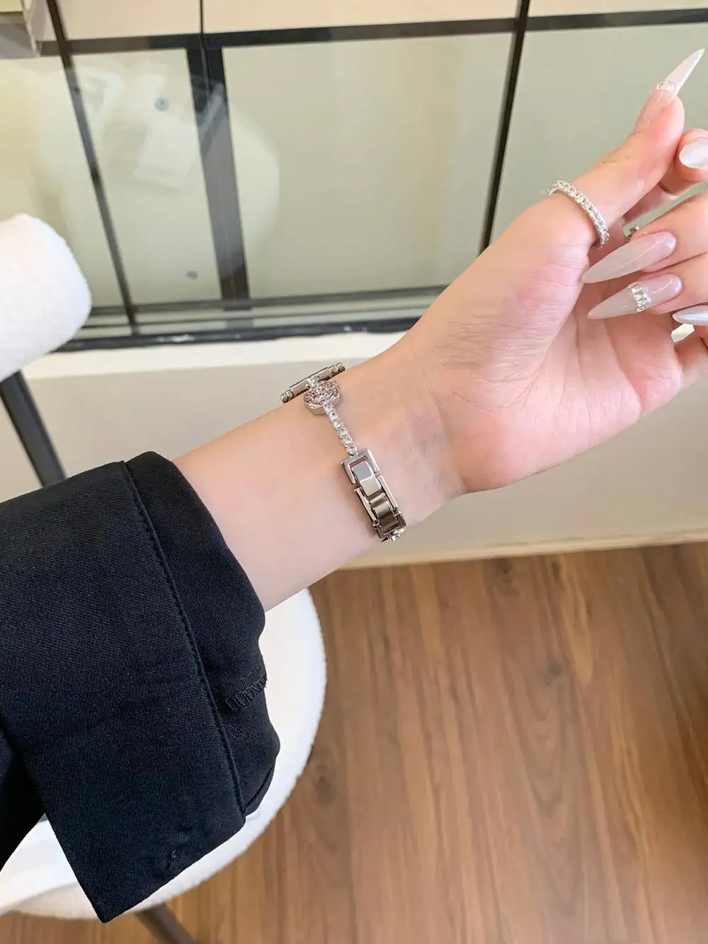 ممتاز 20 مللي متر 22 مللي متر 18 مللي متر سوار ربط حزام لساعة سامسونج جالاكسي 7 FE 5 Pro 4 6 زهرة الكاميليا الفرقة 44 مللي متر 40 مللي متر حلقة معدنية