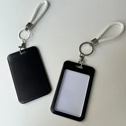 1Pc Cute Business Card Holder for Student Keyring Credit Card Holders Bank ID Holders Bus Card Cover Case Women Men Supplies