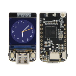 LILYGO®T-QT V1.1 또는 Pro ESP32-S3 GC9107 LCD 디스플레이 모듈 개발 보드, 와이파이 블루투스 풀 컬러 128*128 화면, 0.85 인치