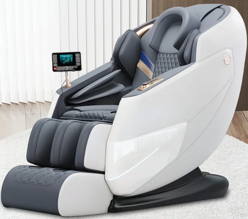 C107 grosir kursi Sofa nol gravitasi elektrik, kursi pijat Shiatsu Thai kaki seluruh badan