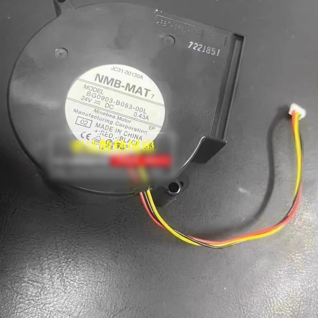 

Free shipping for brand new BG0903-B053-00L 9733 24V 0.43A three wire turbo centrifugal fan