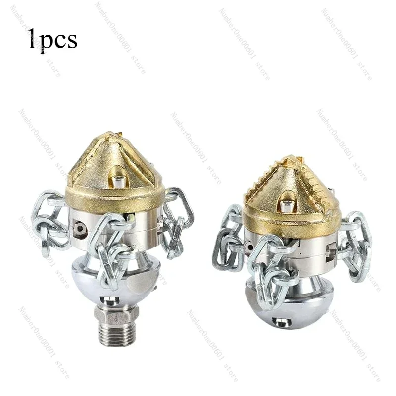 

High Pressure Rotating Blasting Nozzle Sewer Pipe Dredging Mine Ceramic Nozzle Within 4 Minutes 1/2