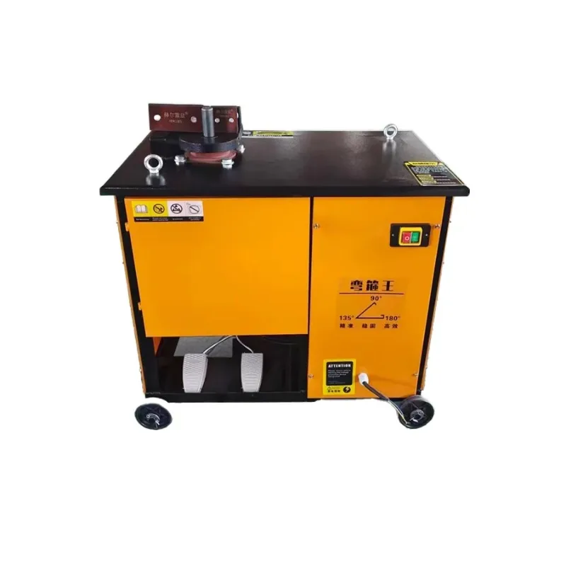Dobladora de barras de refuerzo CNC GF20 220V/380V, dobladora de estribos automática de 4-18mm, para procesamiento de barras de refuerzo de construcción, doblado de tuberías industriales