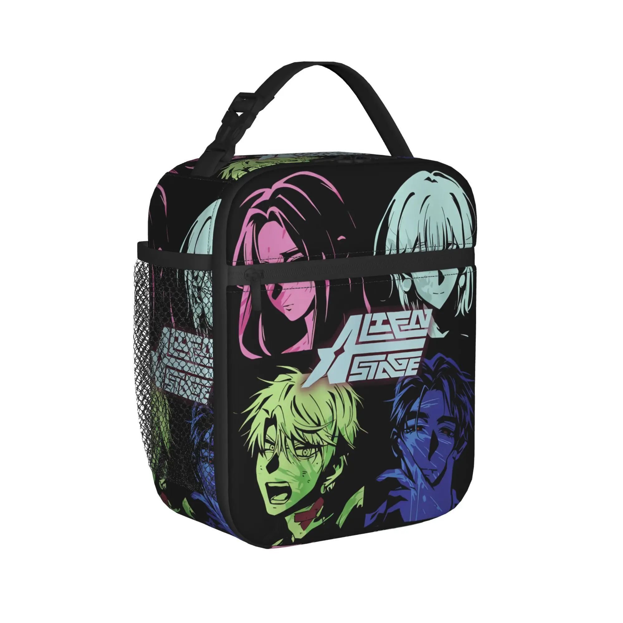 Alien Stage Sua Mizi Ivan Till Anime Insulated Lunch Bag Lunch Container Thermal Bag Tote Lunch Box Outdoor Food Storage Bags