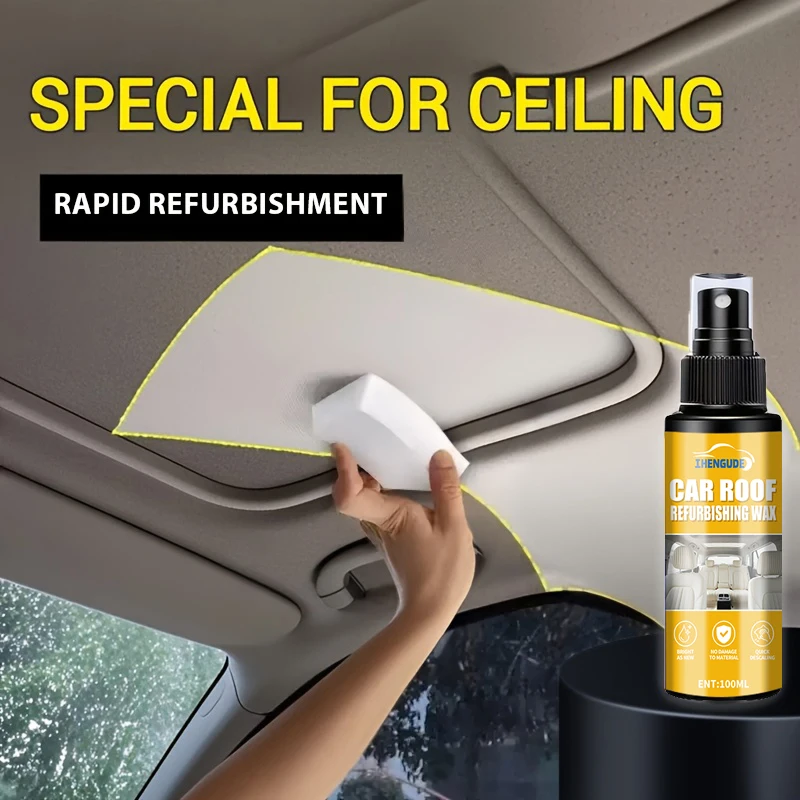 Limpiador pulidor de interiores de coche de 100 ml, limpiador protector de interiores, spray para detalles interiores, limpiador completo de interiores de coche, limpieza integral de interiores de coche