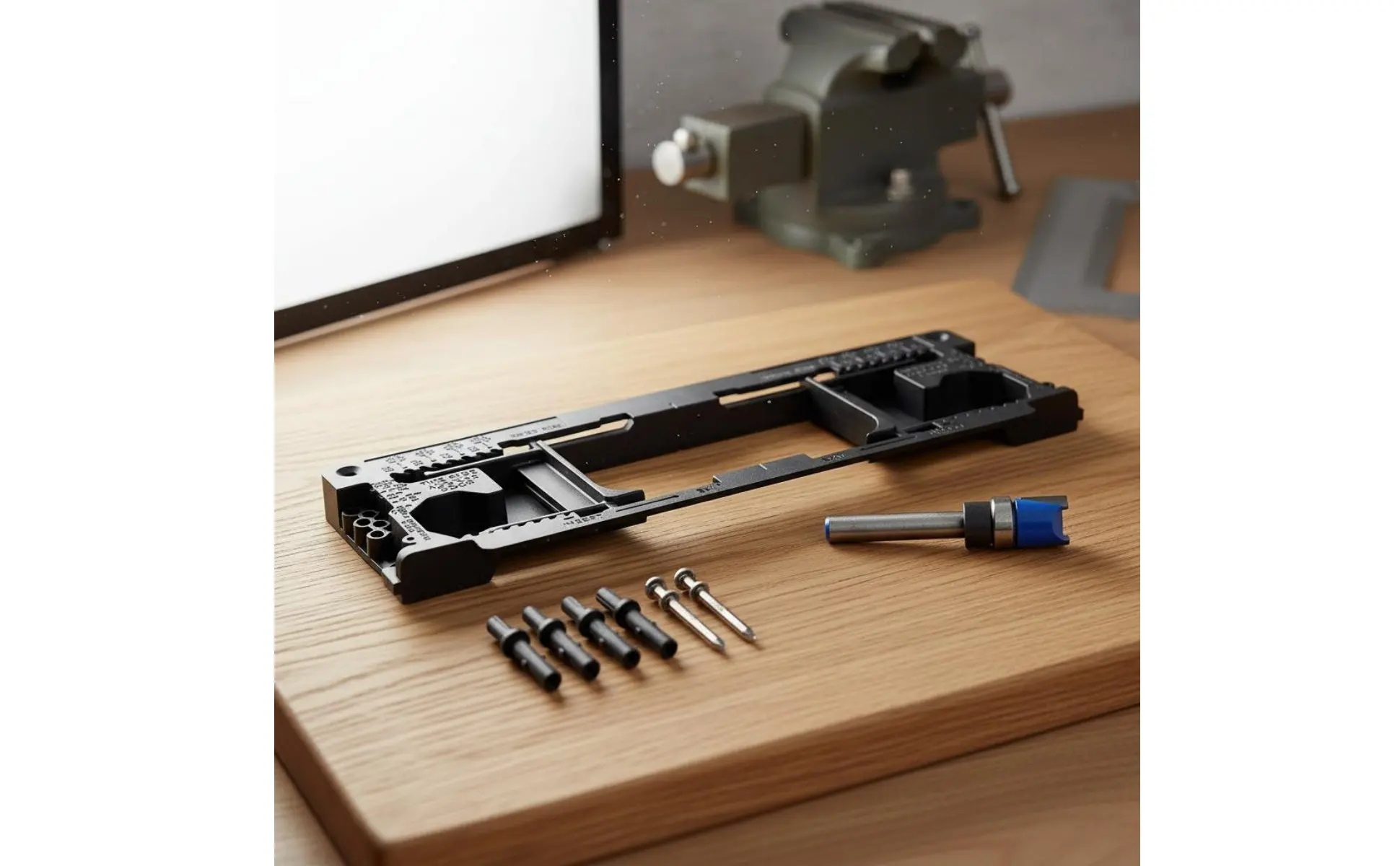 Door Hinge Router Template Precise Cutting Door Hinge Jig Accommodates Common Hinges Easy to Use for Woodworkers Door Hinge Router Template Precise Cutting Door Hinge Jig Accommodates Common Hinges Easy to Use for Woodworkers
