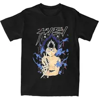 New Arrival fashion heavyweight Hot Sale Men Yu Yu Hakusho Hiei Apparel Awesome Pure Cotton T Shirt Top Tee Clothes Original