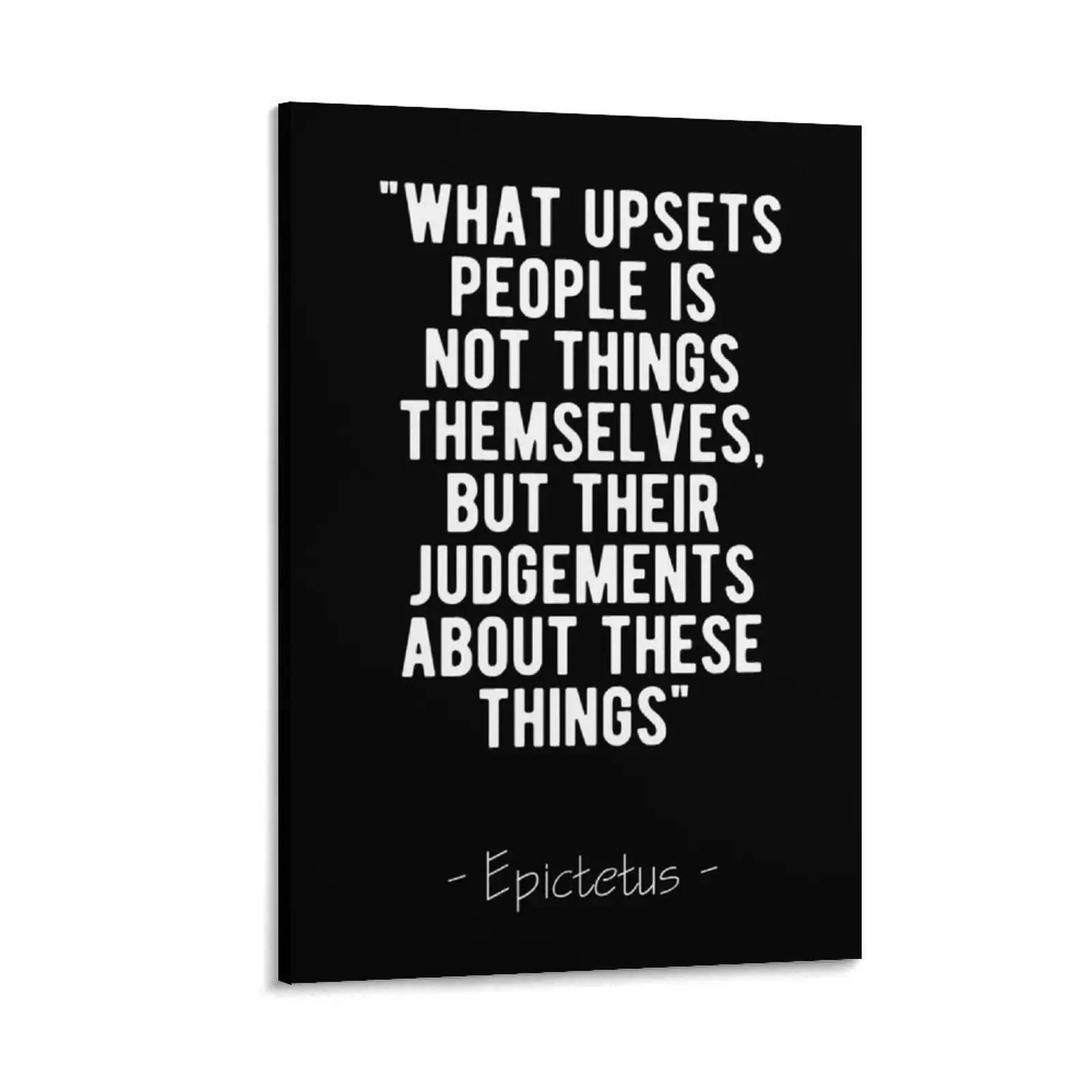 

Judgement - Epictetus Stoic Quote Canvas Painting poster aesthetic art home decoration luxury decoration for the room