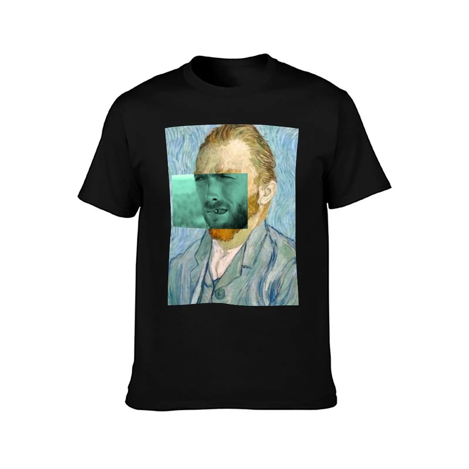 Clint Van Gogh T-Shirt cotton t shirts high quality man t shirts graphic t shirts for man slim fit T-Shirt