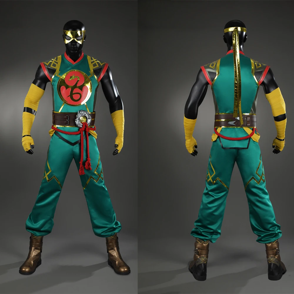 

High Quality Rivals Iron Fist Cosplay Costume Chinese Martial Arts Uniform Anime Game Role Play Outfit