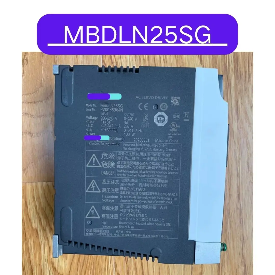 Used MBDLN25SG Servo driver 400W Test OK Fast Shipping