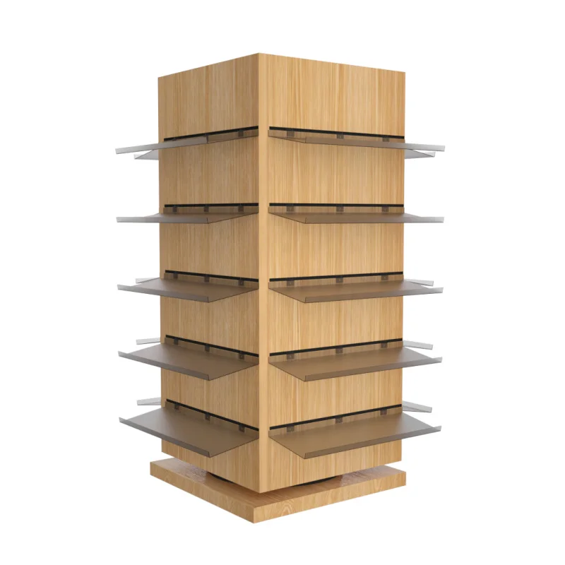 custom.Custom Shop Tabletop 4/5/10 Layer Beach Sunglasses Jewelry Makeup Cosmetics Product Wood Rotating Display Stand Rack