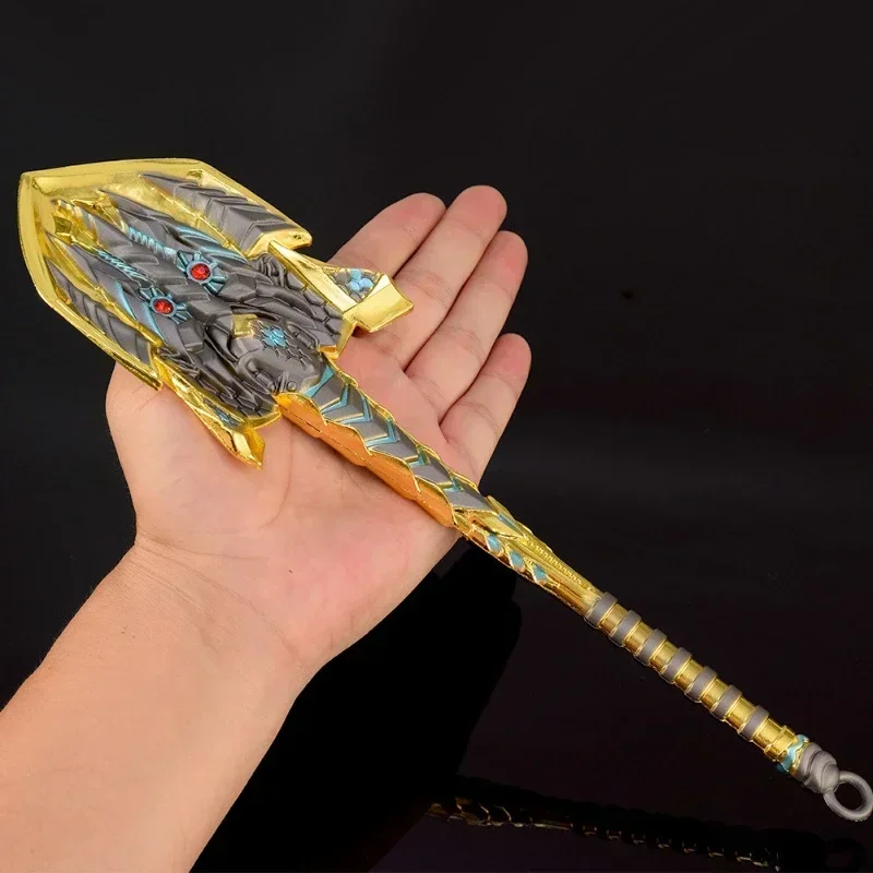30 سنتيمتر/11.81in معبر لعبة المحيط الملك سترايك سلاح معدني لعبة مجسمة سيف ساموراي الدعامة السيوف الصلب الحقيقي الحرف الصبي الهدايا #2