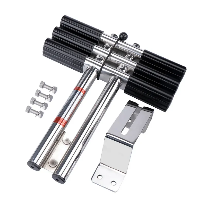 Adventure boat Yacht ladder Stainless steel telescopic gangway Three-section speedboat Marine hardware fittings Boarding