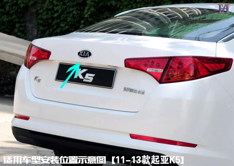 Car sticker styling FOR KIA K5 2011-2015 Rear Boot Door Trunk Cover Trim Tailgate Garnish Molding Strip Car Accessories