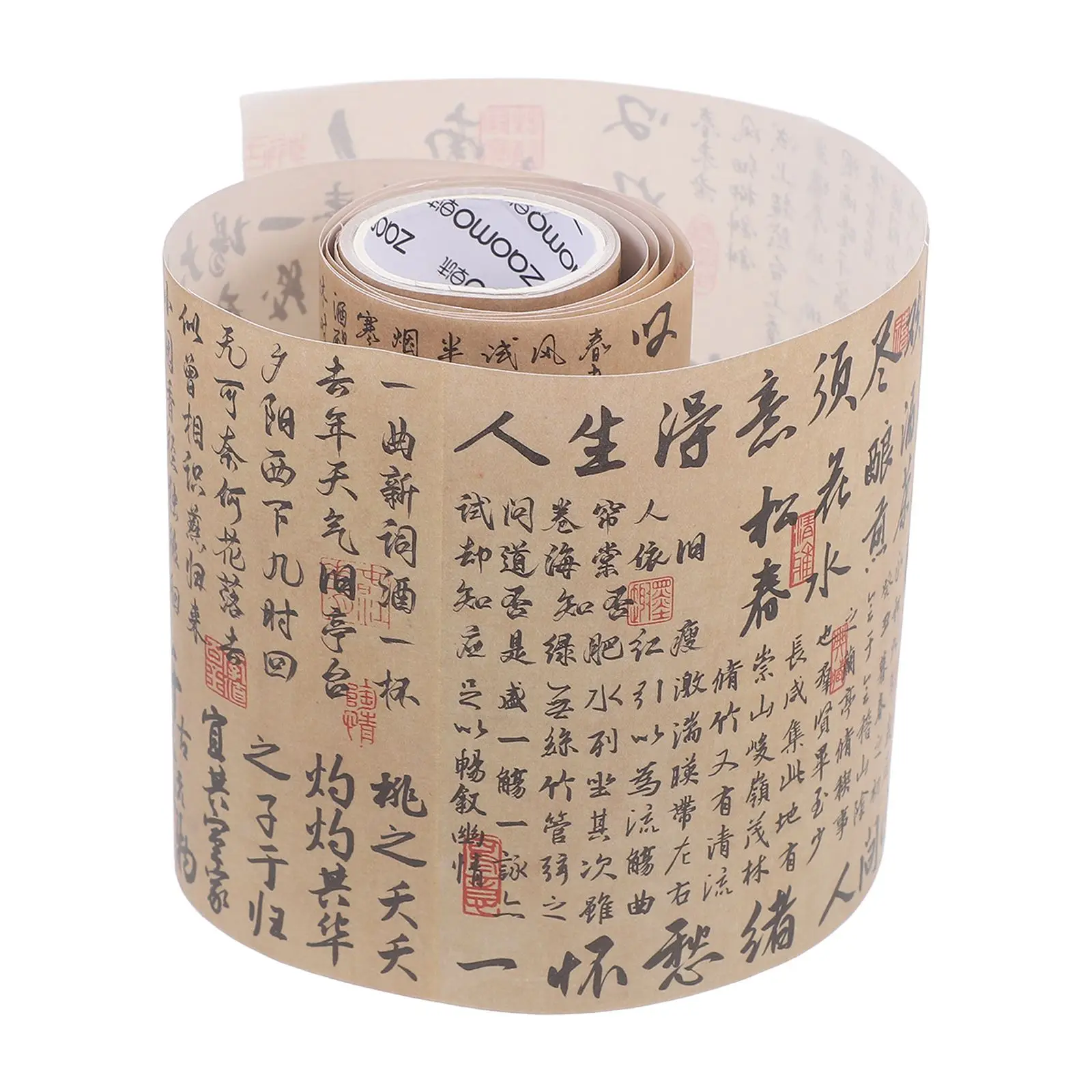 1 Roll Sticker Roll Tape Decorative Tape Scrapbooking Tape Decor Chinese Tape For Scrapbook Crafts Text Hand Tent