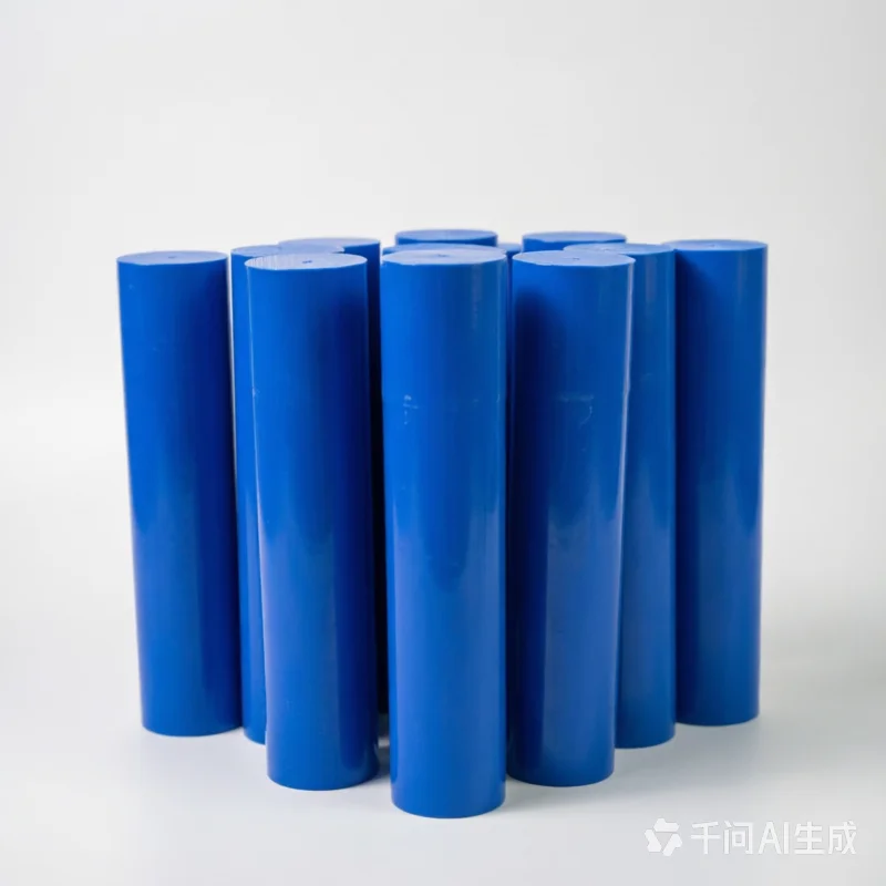 

Blue Nylon Rod Solid Bar, Large Diameter PA Wear Resistant Plastic Stick for CNC Machining Parts