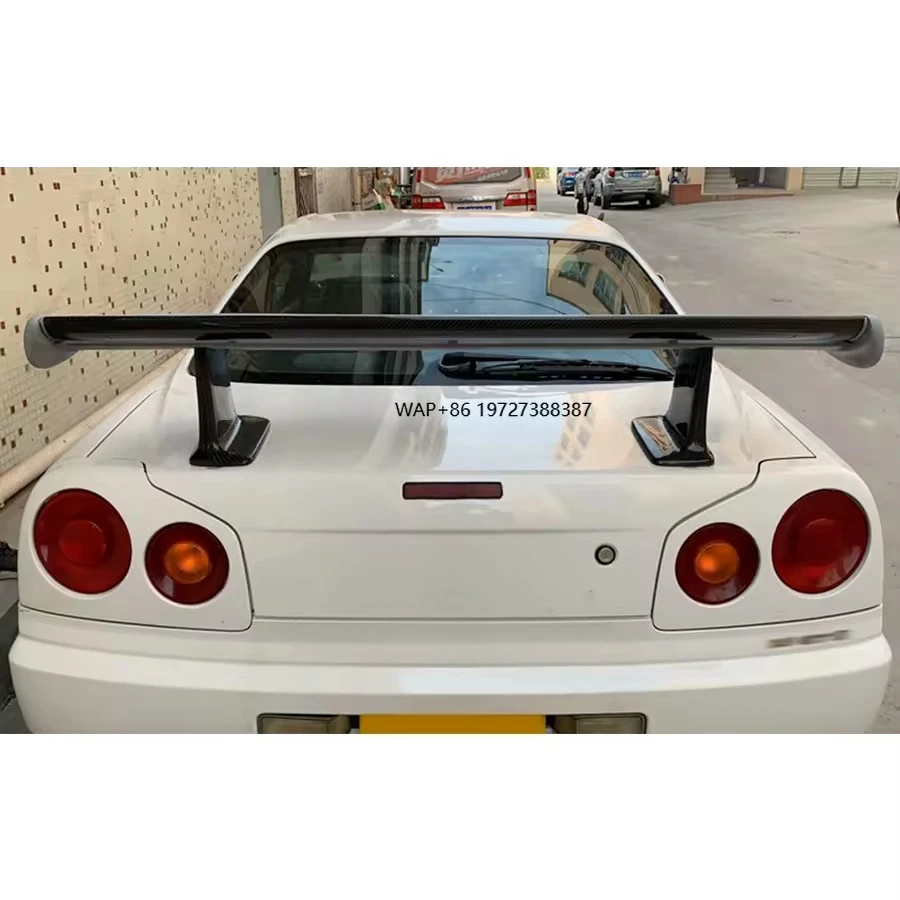 

Latest Niss 98-02y R34 gt-t gt-r Tail Car Auto Parts Wet Carbon