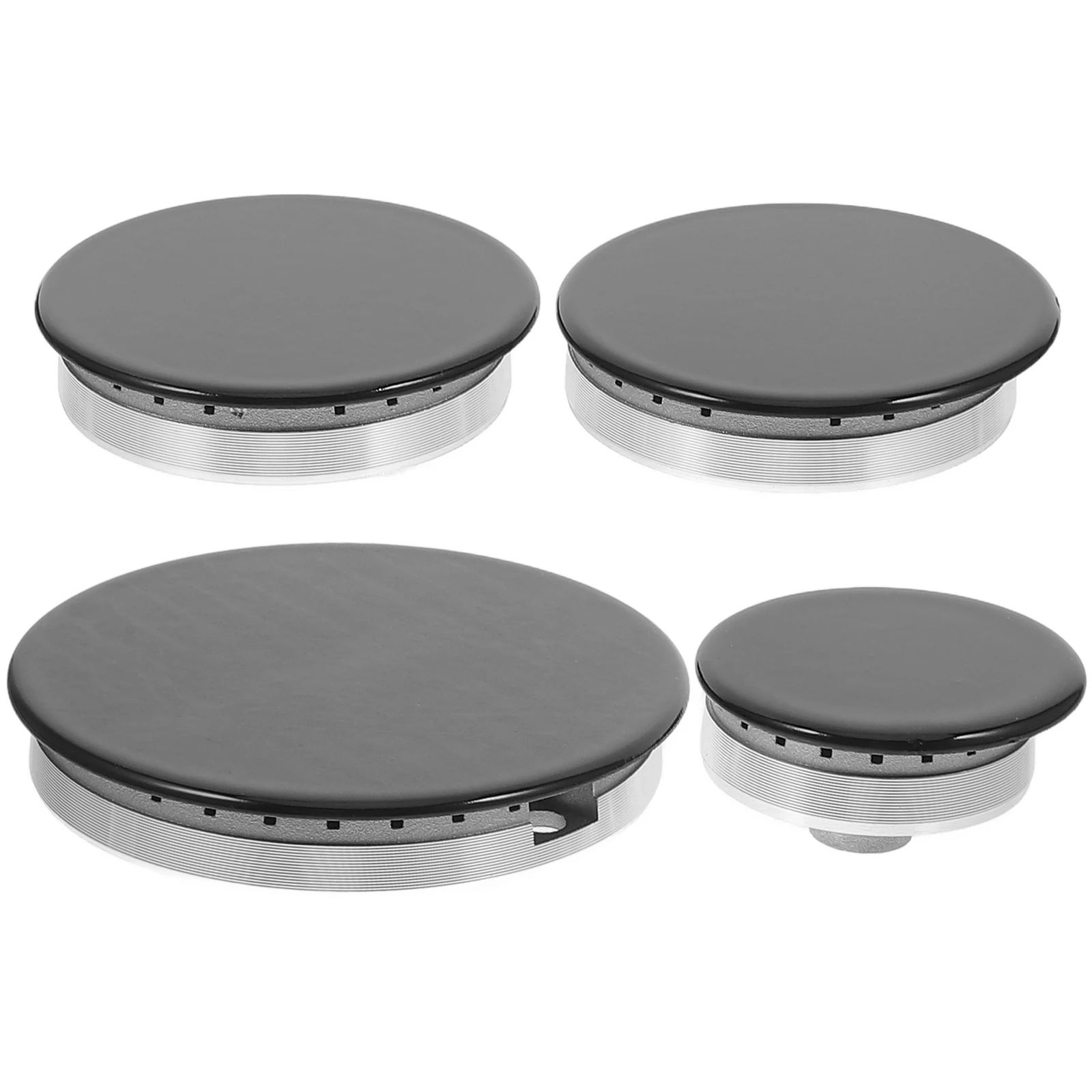 

Gas Stove Burner Heads Accessories Durable Metal Replacement Parts Easy Installation Universal Design Long Use Smooth Surface