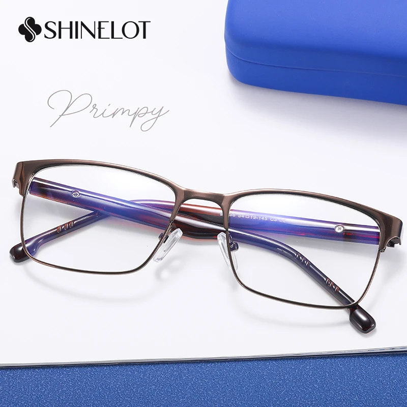 

91298 Men Rectangle Eyeglasses Frame Eye Protection Glasses Youth Style Best-Selling Eyewear Father's Gift