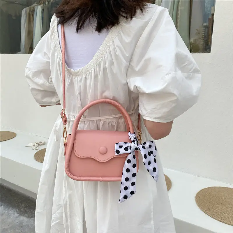 Women Crossbody Bags Stylish Texture PU Leather All-match Saddle Bag Elegant Shoulder Tote Cross-body Holiday Portable Handbags