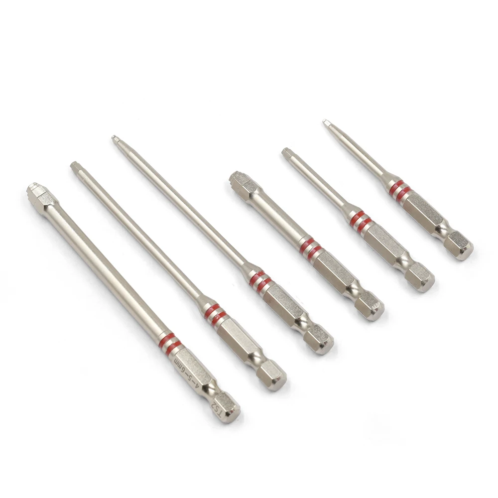 LAVIE 1 Stück Sechskant-Bit 65mm-100mm, Sechskant-Schraubendreher für schwer zugängliche Schrauben, Handwerkzeug-Zubehör AE133H165 – Detail 4