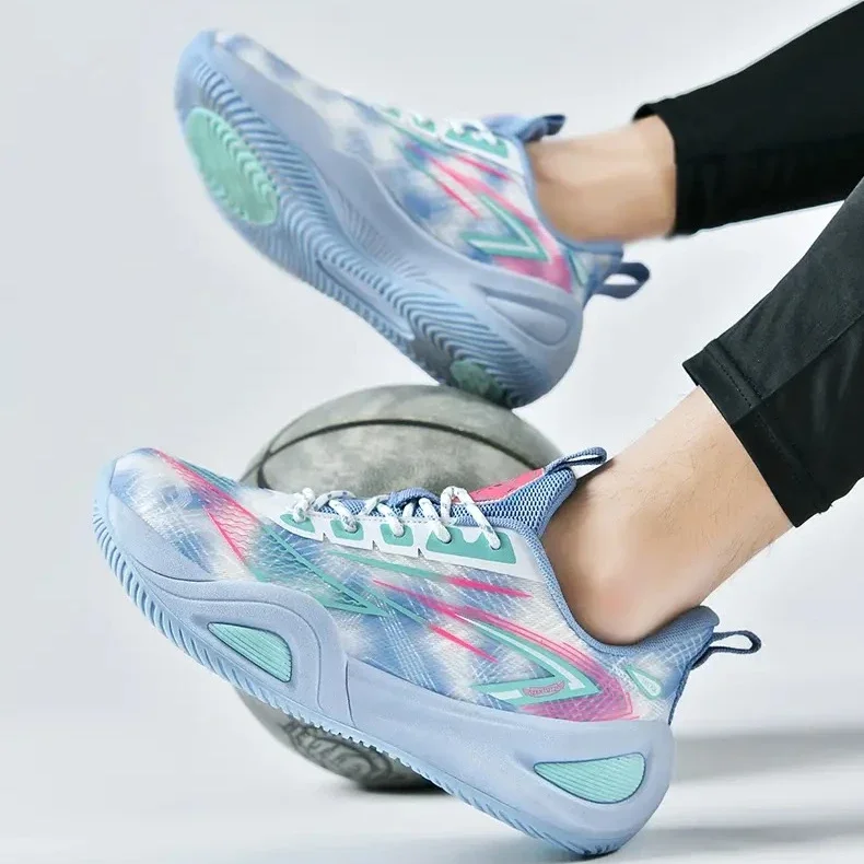 

2025 новые стильные баскетбольные кроссовки, дышащие, удобные, нескользящие тренировочные баскетбольные кроссовки, универсальная мужская обувь, мужские кроссовки