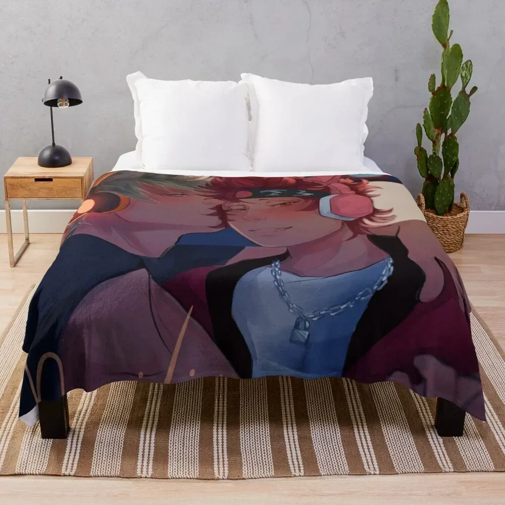 

streamers _ kiribaku Throw Blanket Beautifuls anime Multi-Purpose wednesday Blankets