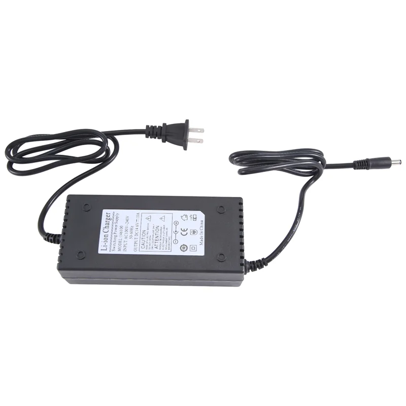 ABXF-14.6V 10A Lifepo4 Battery Charger For 12.8V 4S Scooter Car Solar Energy Storage Charger With Fan DC 5.5X2.5Mm US Plug Durab