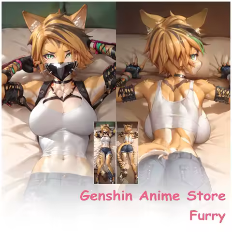 Cartoon Furry Body Pillowcase Dakimakura Cover Personalizadas Hugging Body Cosplay Props Otaku Anime Bedding Cushion Covers
