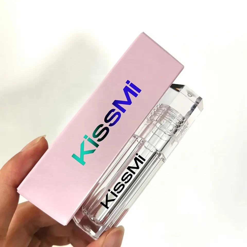 20/30/40pcs Hexagon Clear Lip Gloss Tubes Lipgloss Tube Cosmetic Packaging Custom Logo 5ml Lipstick Lip Gloss Bottles Containers