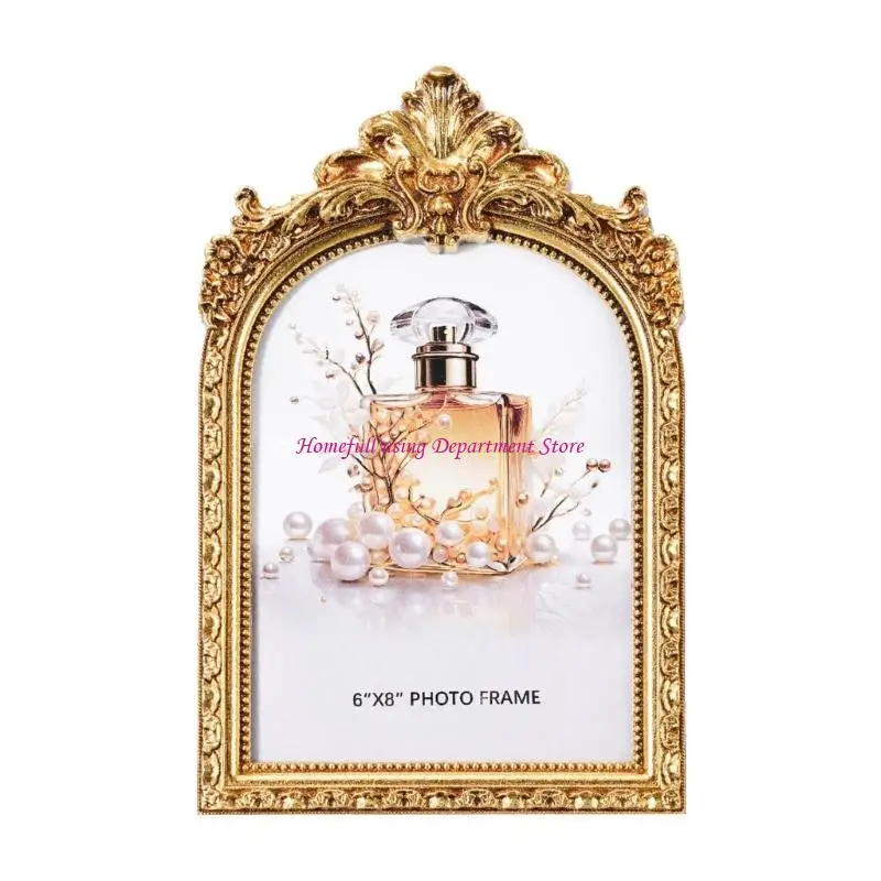 Retro Picture Frame Antique Ornate Photo Frame Old Fashioned Picture Frame Decorative Home Decors,Photo Gallery,Art