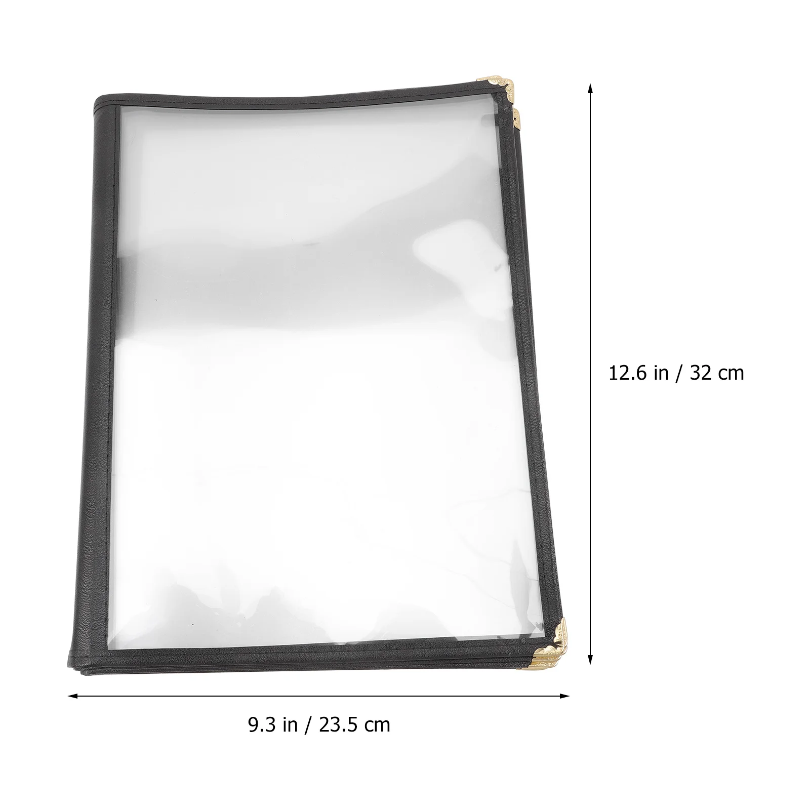 Menu Protector Cover Pvc Waterproof Oil-Resistant Clear A4 Holder For Restaurant Coffee Bar Recipe List Sleeve