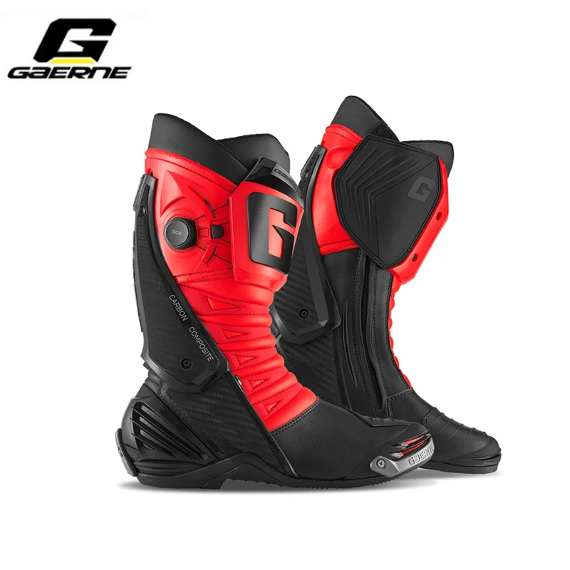 New GAERNE GP1 LS Off-Road Motorcycle Botas Professional Track Riding Boots Waterproof Racing Anti-Collision for Rally Race Shoe