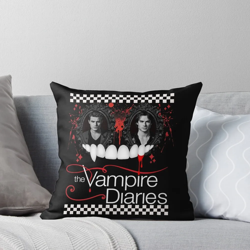 

THE VAMPIRE DIARIES Throw Pillow Cushions For Decorative Sofa Anime covers for pillows autumn decoration pillow